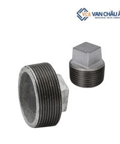 Nút bịt thép ren ngoài mạ kẽm