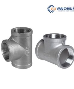 Tê ren inox