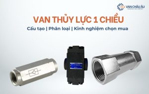 van thủy lực 1 chiều